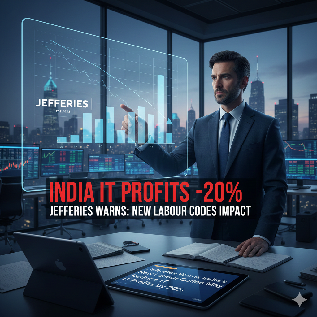 Jefferies Warns India’s New Labour Codes May Reduce IT Profits by 20%