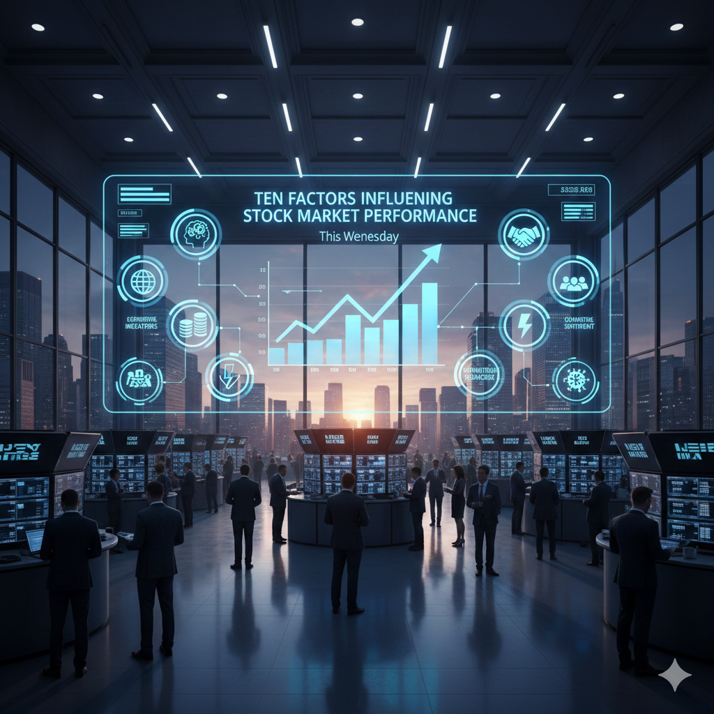 Ten Factors Influencing Stock Market Performance This Wednesday