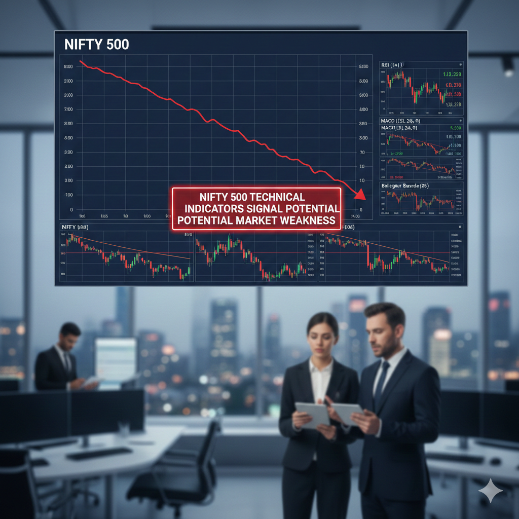 Nifty 500 Technical Indicators Signal Potential Market Weakness
