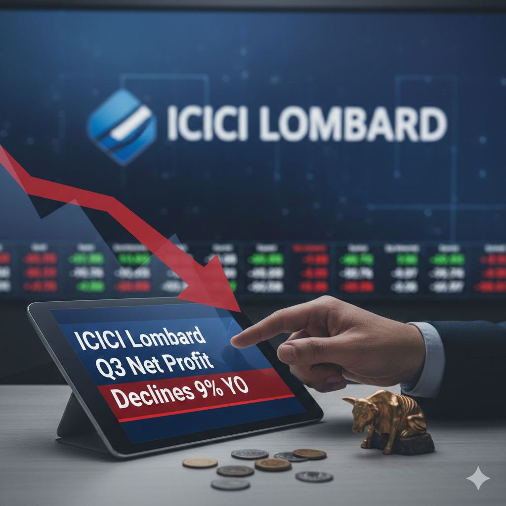ICICI Lombard Q3 Net Profit Declines 9% Year-on-Year