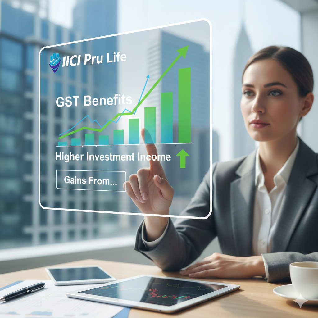 ICICI Pru Life Gains From GST Benefits and Higher Investment Income