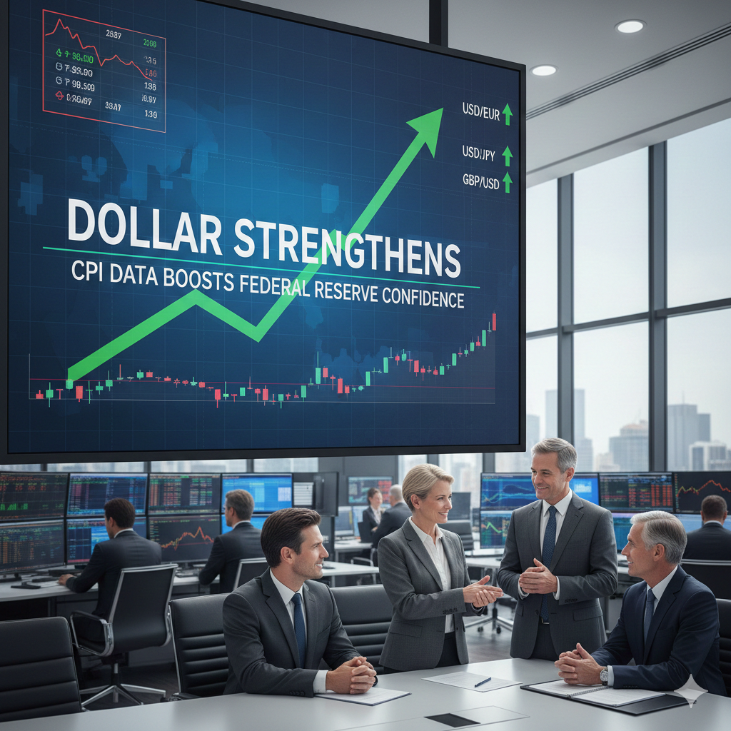 Dollar Strengthens Following CPI Data as Bankers Support Federal Reserve Policy