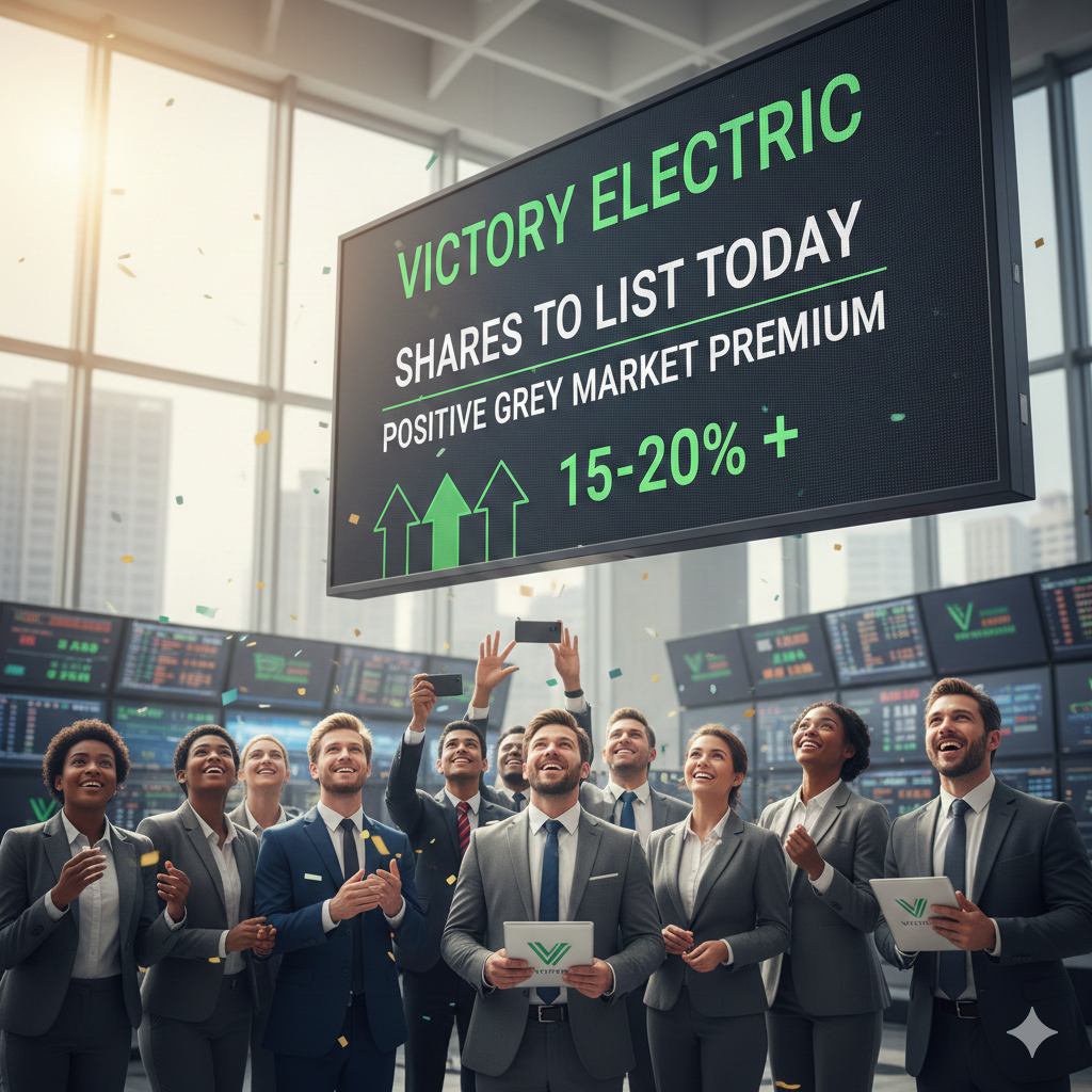 Victory Electric Shares to List Today Following Positive Grey Market Premium Indications