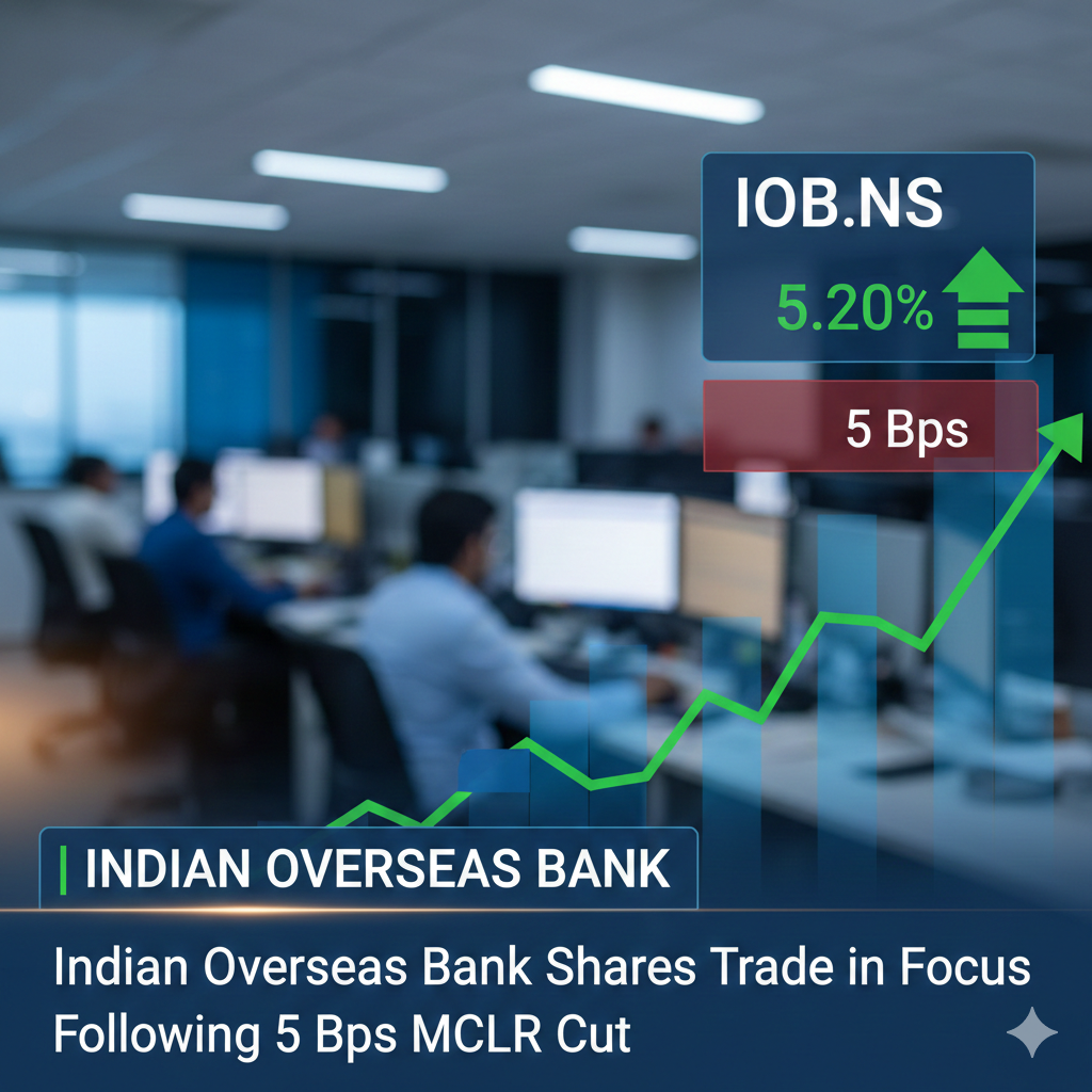 Indian Overseas Bank Shares Trade in Focus Following 5 Bps MCLR Cut