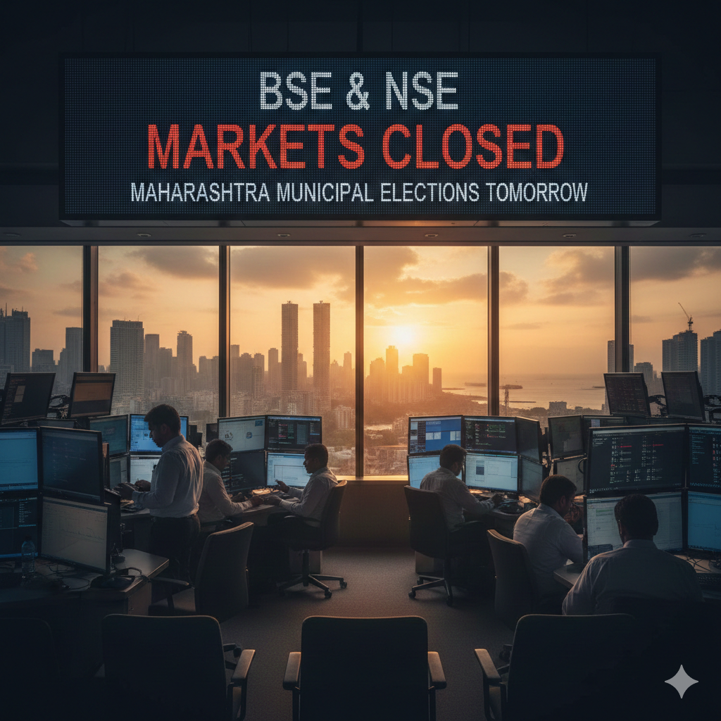 BSE and NSE to Close Tomorrow for Maharashtra Municipal Elections