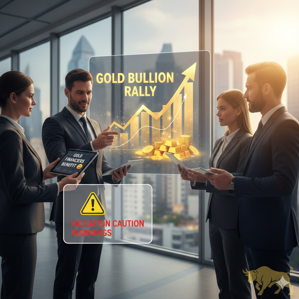 Gold Financiers Benefit From Bullion Rally Amid Valuation Caution Warnings