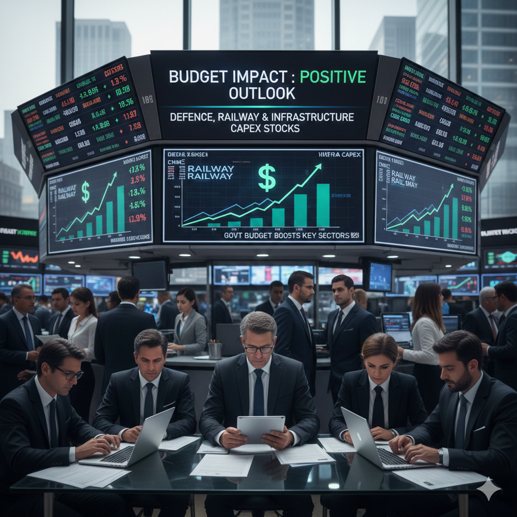 Budget Impact on Defence, Railway, and Infrastructure Capex Stocks: Key Investor Outlook