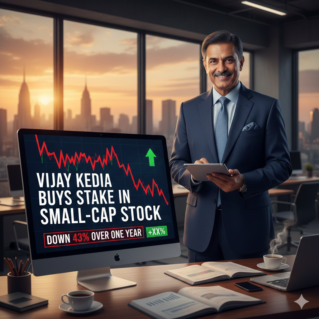 Vijay Kedia buys stake in small-cap stock down 43% over one year.