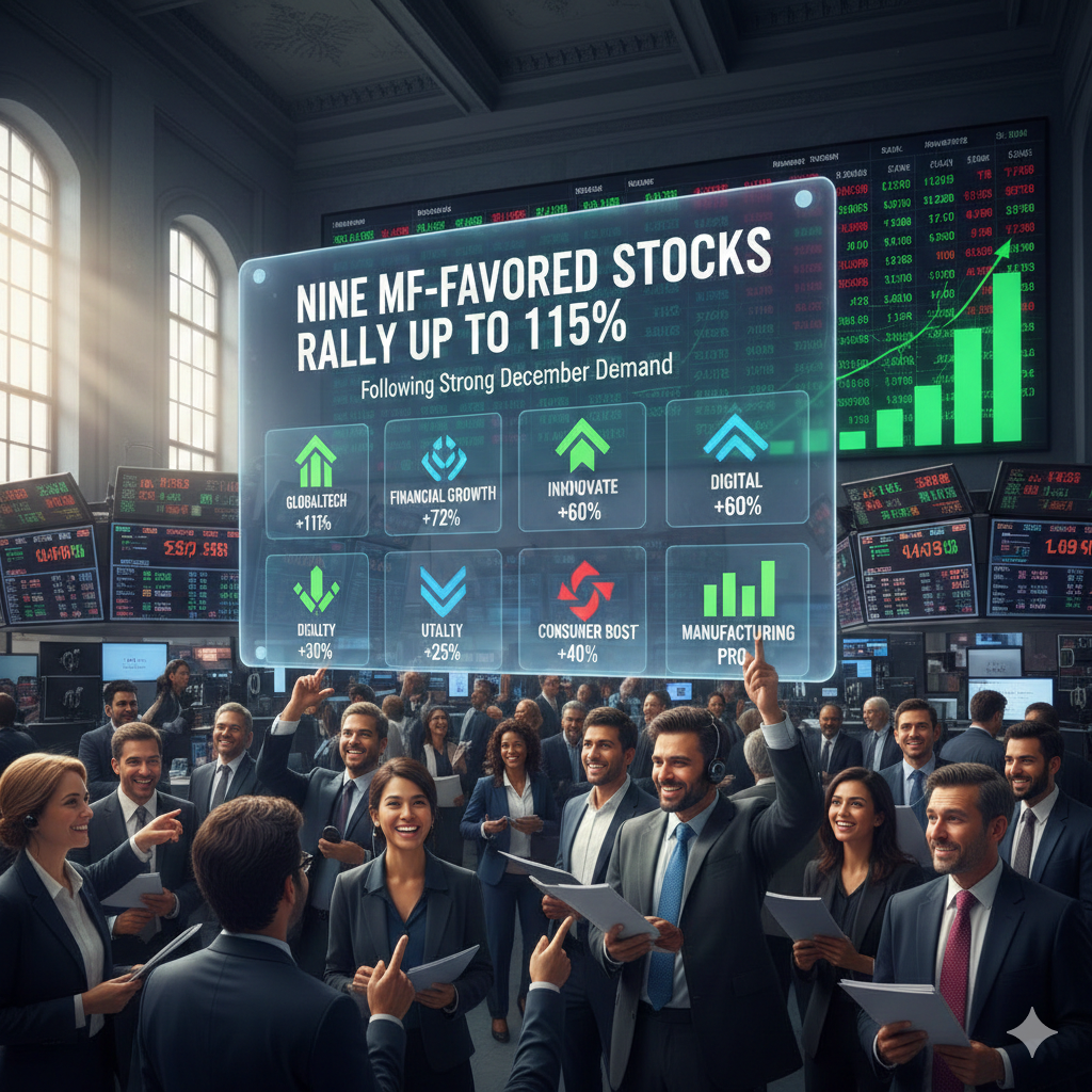 Nine MF-Favored Stocks Rally Up to 115% Following Strong December Demand