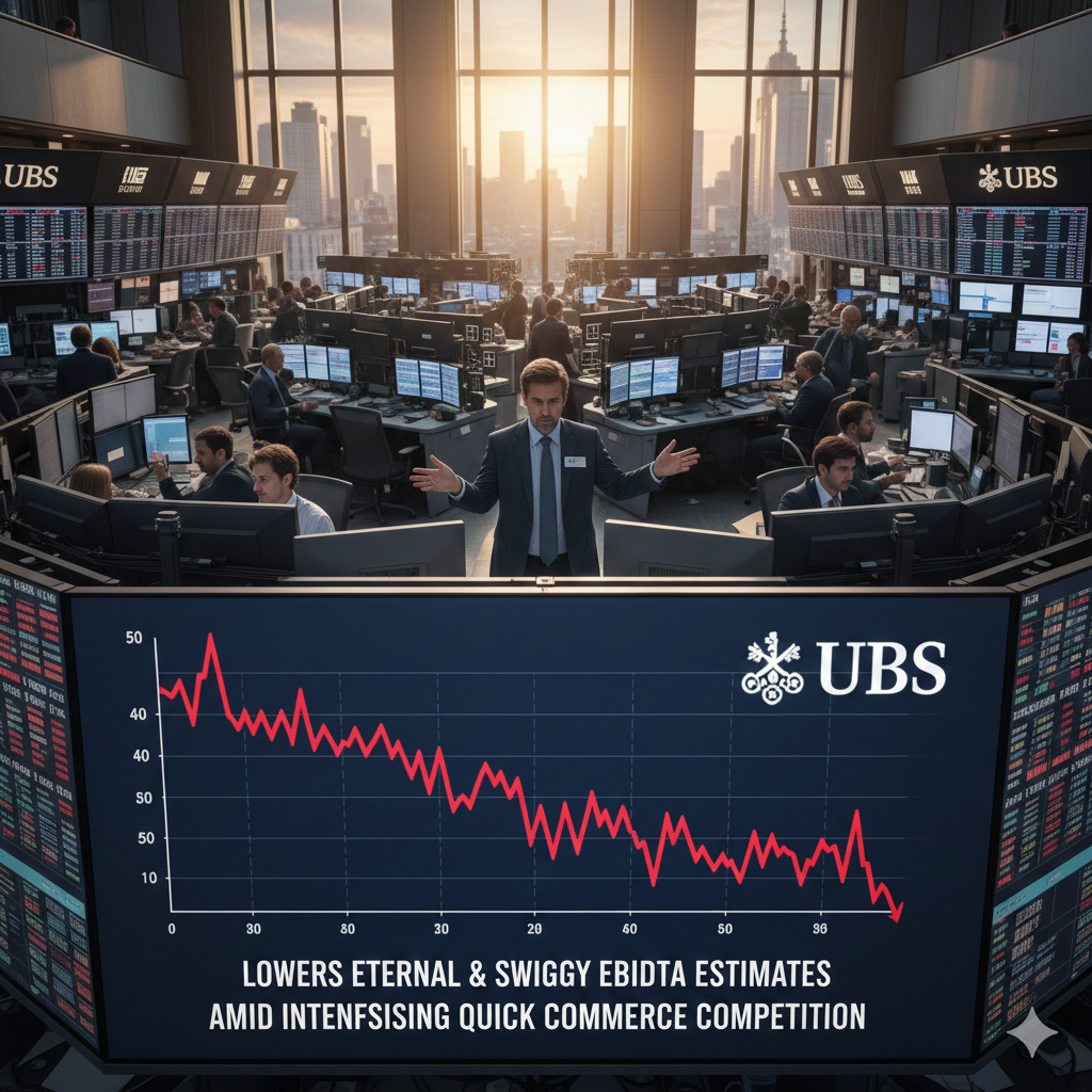 UBS Lowers Eternal and Swiggy EBITDA Estimates Amid Intensifying Quick Commerce Competition