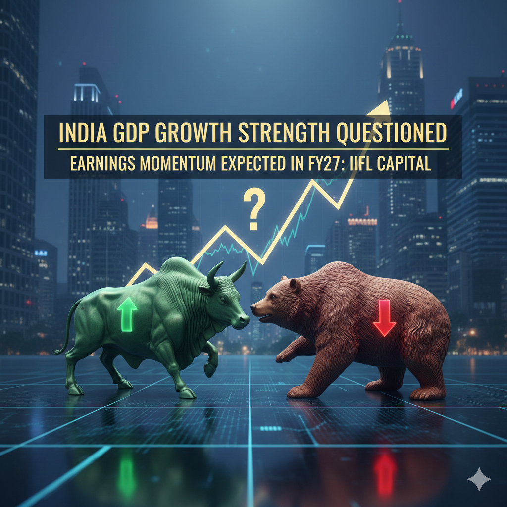 India GDP Growth Strength Questioned; Earnings Momentum Expected in FY27: IIFL Capital