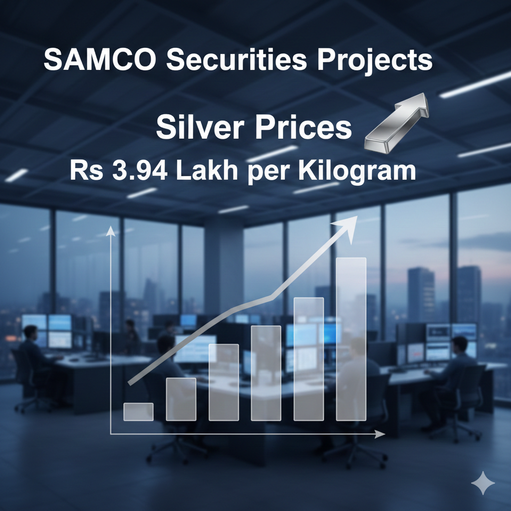 SAMCO Securities Projects Silver Prices Reaching Rs 3.94 Lakh per Kilogram
