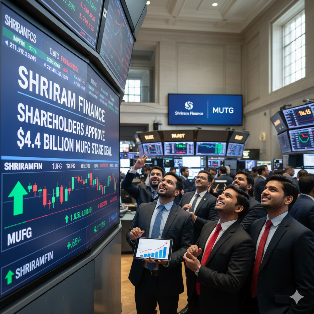 Shriram Finance Shareholders Approve Proposals for $4.4 Billion MUFG Stake Deal