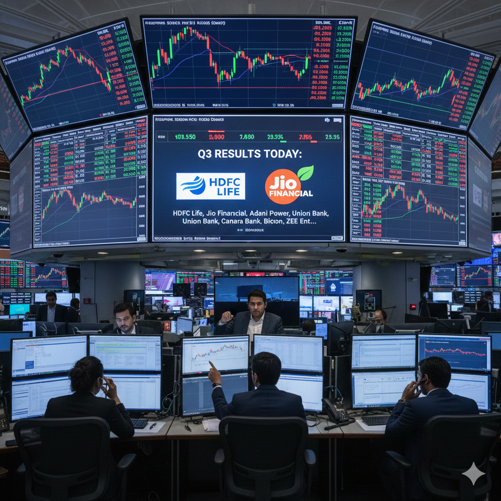 HDFC Life and Jio Financial Among 27 Companies Reporting Q3 Results Today