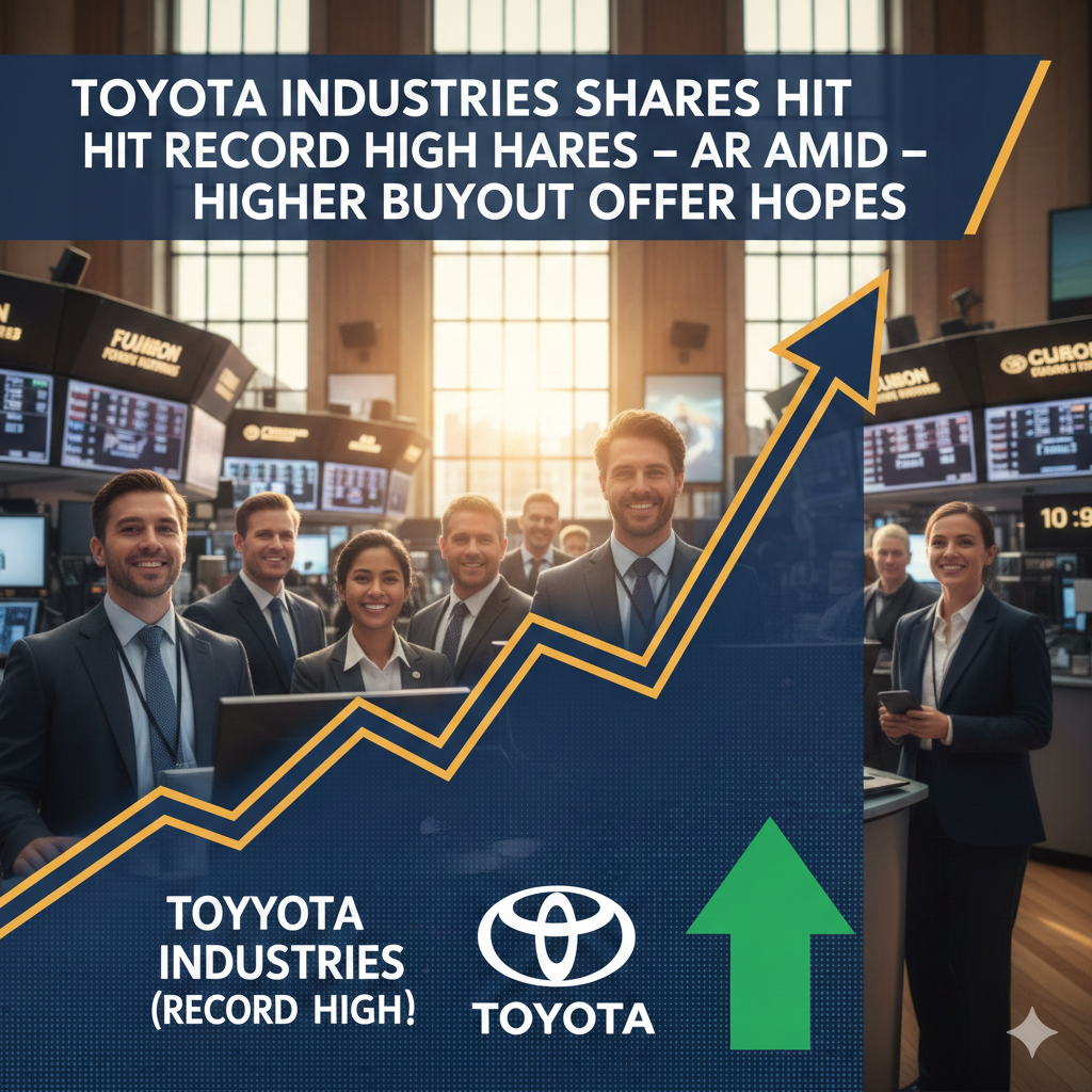 Toyota Industries Shares Hit Record High Amid Higher Buyout Offer Hopes