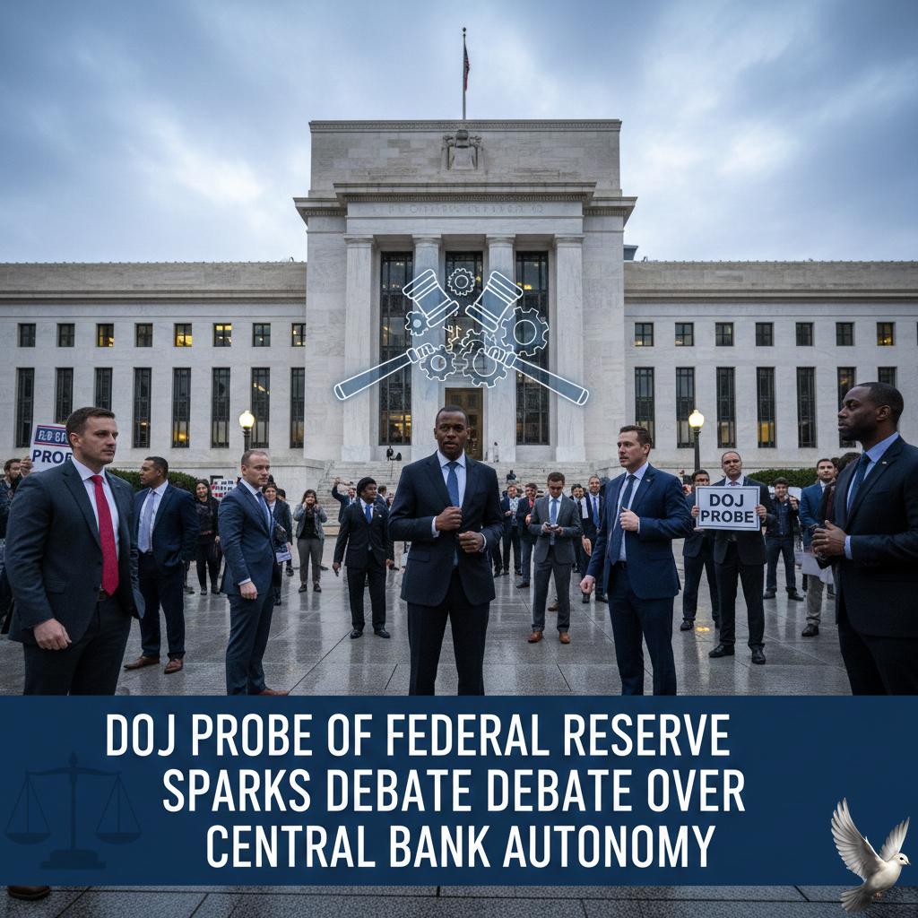 DOJ Probe of Federal Reserve Sparks Debate Over Central Bank Autonomy