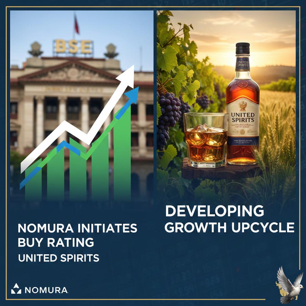 Nomura Initiates Buy Rating on United Spirits Citing Developing Growth Upcycle