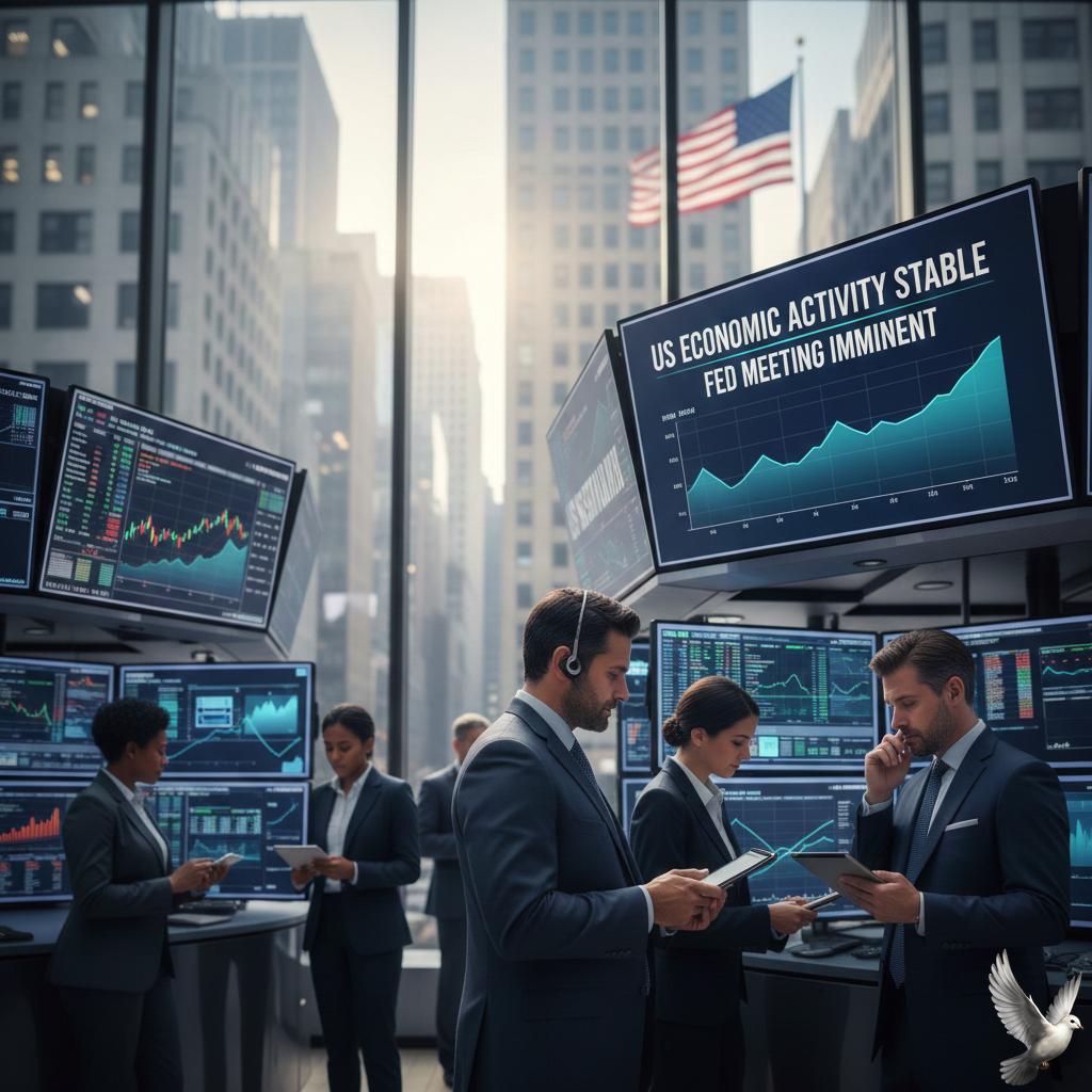 US economic activity remains stable ahead of upcoming Federal Reserve meeting.