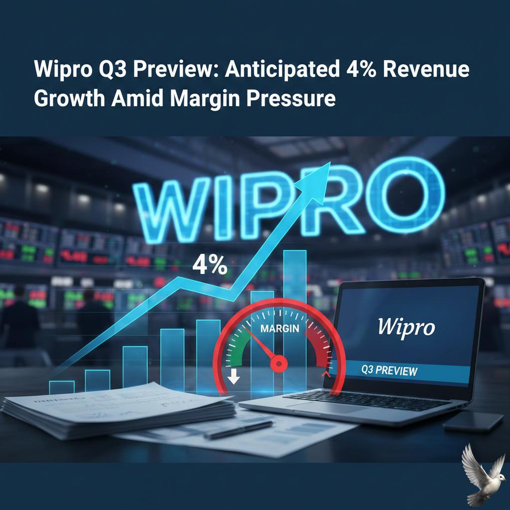 Wipro Q3 Preview: Anticipated 4% Revenue Growth Amid Margin Pressure