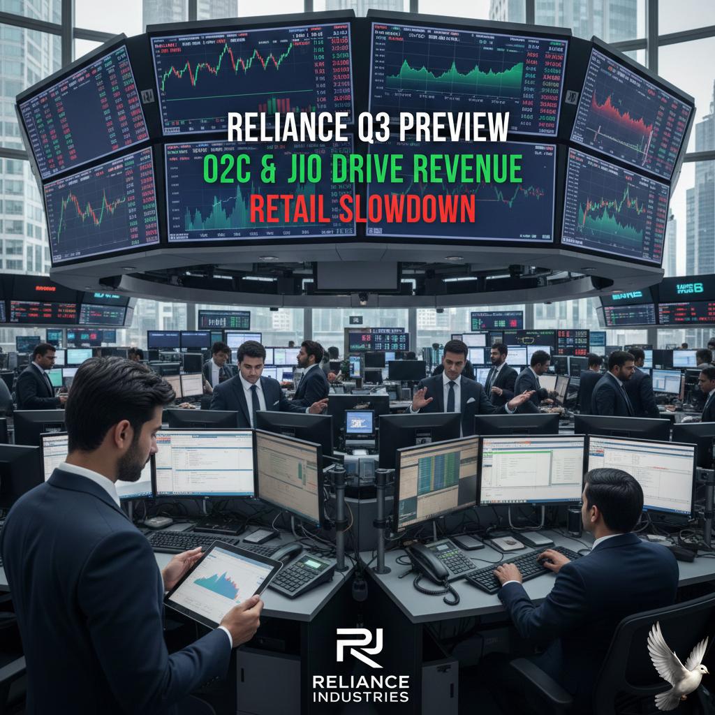 Reliance Q3 Preview: O2C and Jio Drive Revenue Amid Retail Slowdown