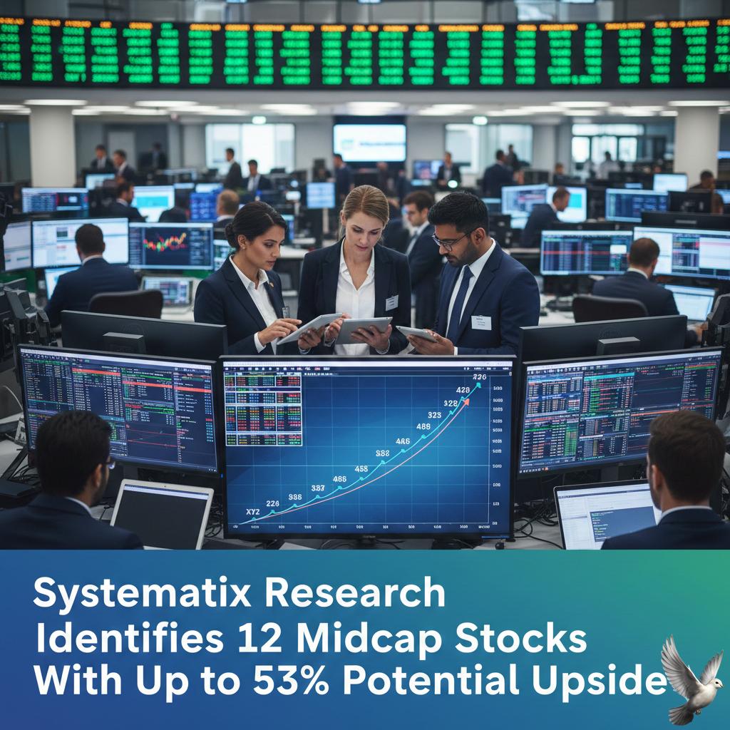Systematix Research Identifies 12 Midcap Stocks With Up to 53% Potential Upside