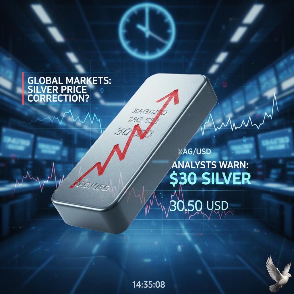 Silver Market Volatility Rises Amid Warnings of Potential $30 Price Correction