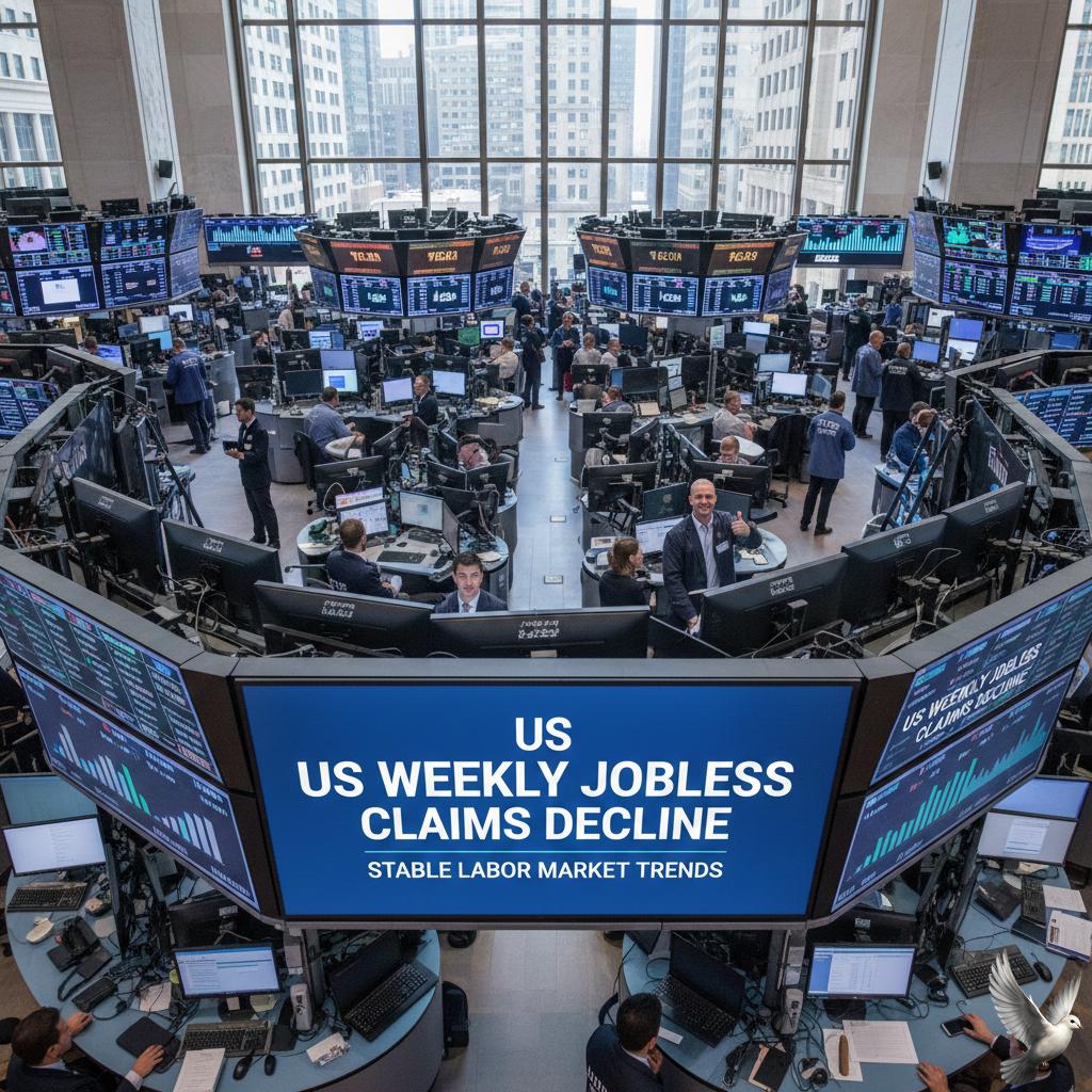 US Weekly Jobless Claims Decline Amid Stable Labor Market Trends