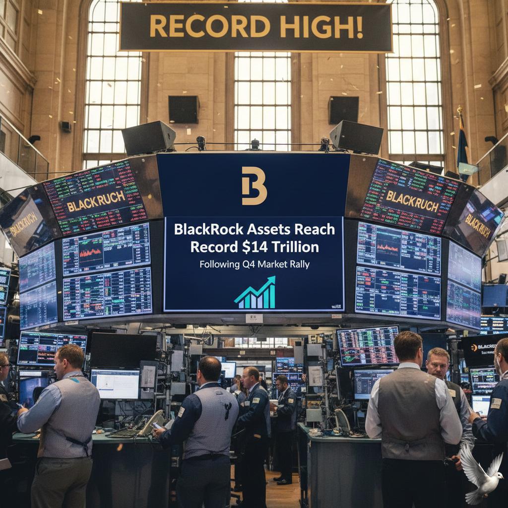 BlackRock Assets Reach Record $14 Trillion Following Q4 Market Rally