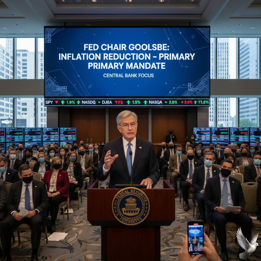 Fed Chair Goolsbee Emphasizes Inflation Reduction as Primary Central Bank Mandate