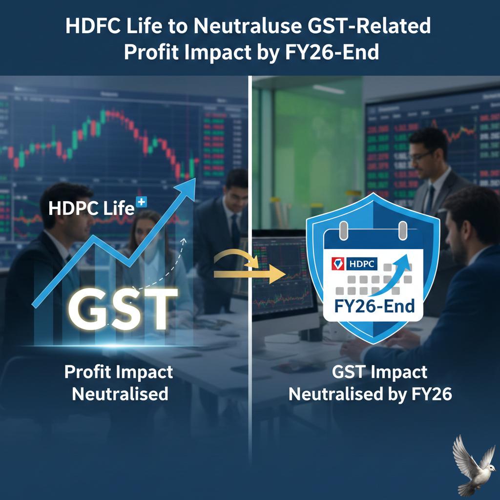 HDFC Life to Neutralise GST-Related Profit Impact by FY26-End