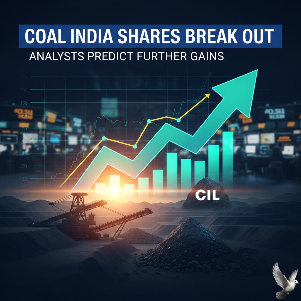 Coal India shares break out from consolidation as analysts predict further gains.