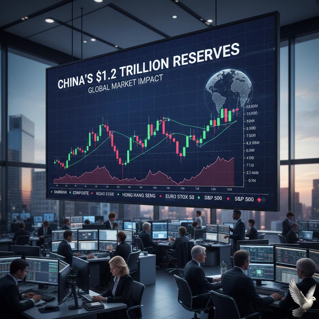 China's $1.2 trillion reserves impact global markets.