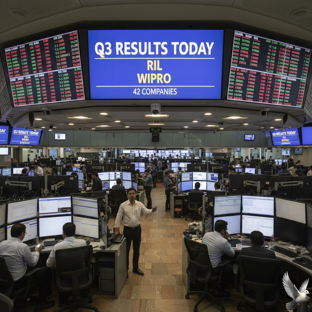 RIL and Wipro Lead 42 Companies Reporting Q3 Results Today