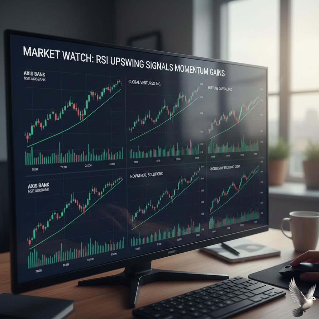 Axis Bank and five others signal momentum gains via RSI upswing.
