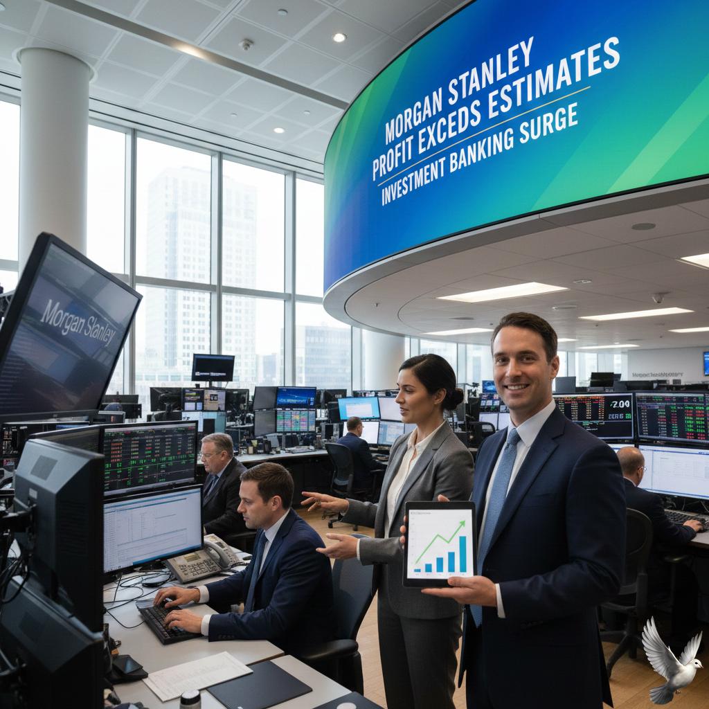 Morgan Stanley Profit Exceeds Estimates Amid Surge in Investment Banking Activity