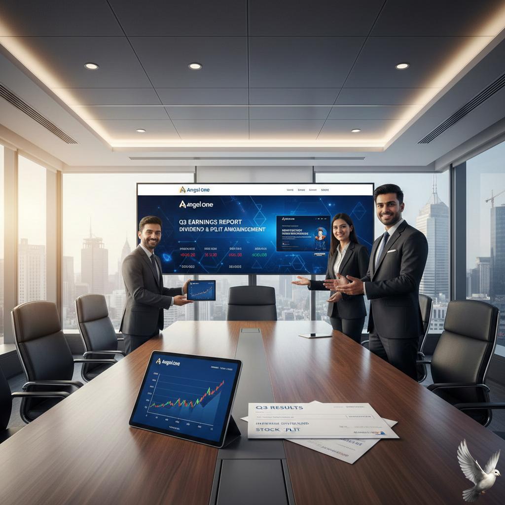 Angel One Announces Q3 Results, Interim Dividend, and Stock Split