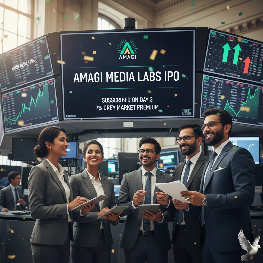 Amagi Media Labs IPO Subscribed on Day 3 With 7% Grey Market Premium
