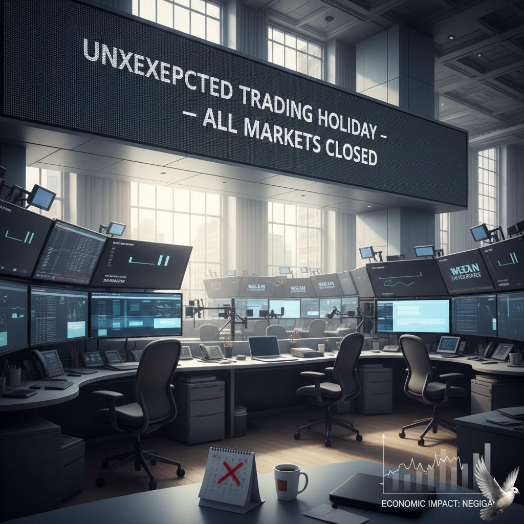 Unexpected Trading Holiday Disrupts Planning but Has Negligible Economic Impact