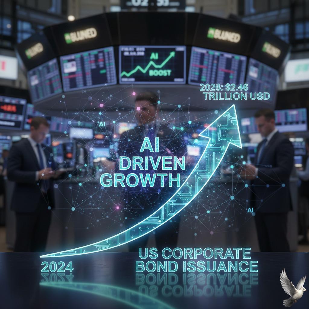 US corporate bond issuance forecast to reach $2.46T in 2026, driven by AI.