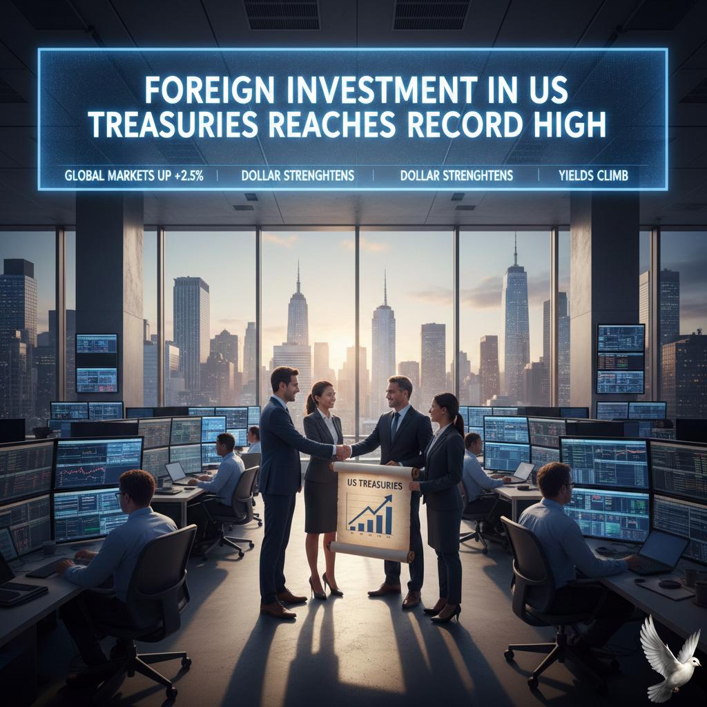 Foreign Investment in US Treasuries Reaches Record High