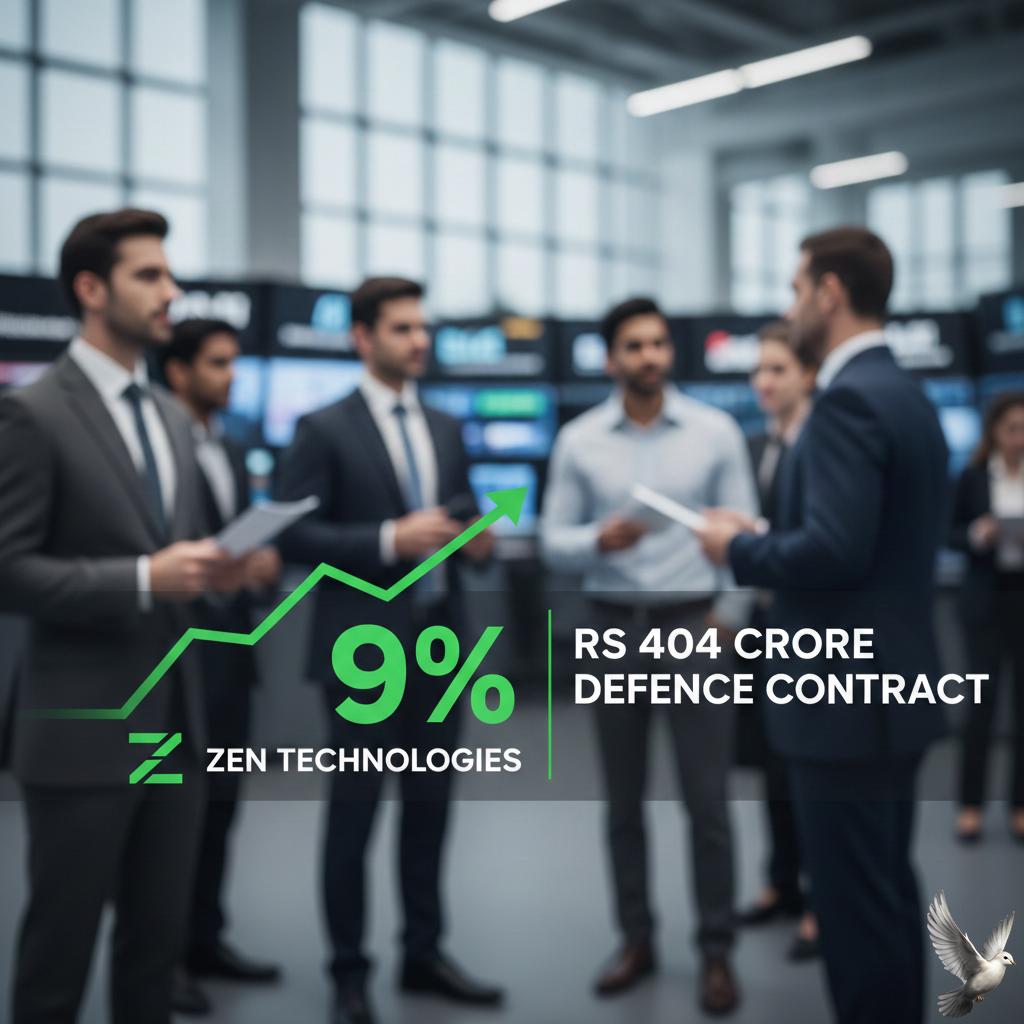 Zen Technologies Gains 9% Following Rs 404 Crore Defence Contract Win