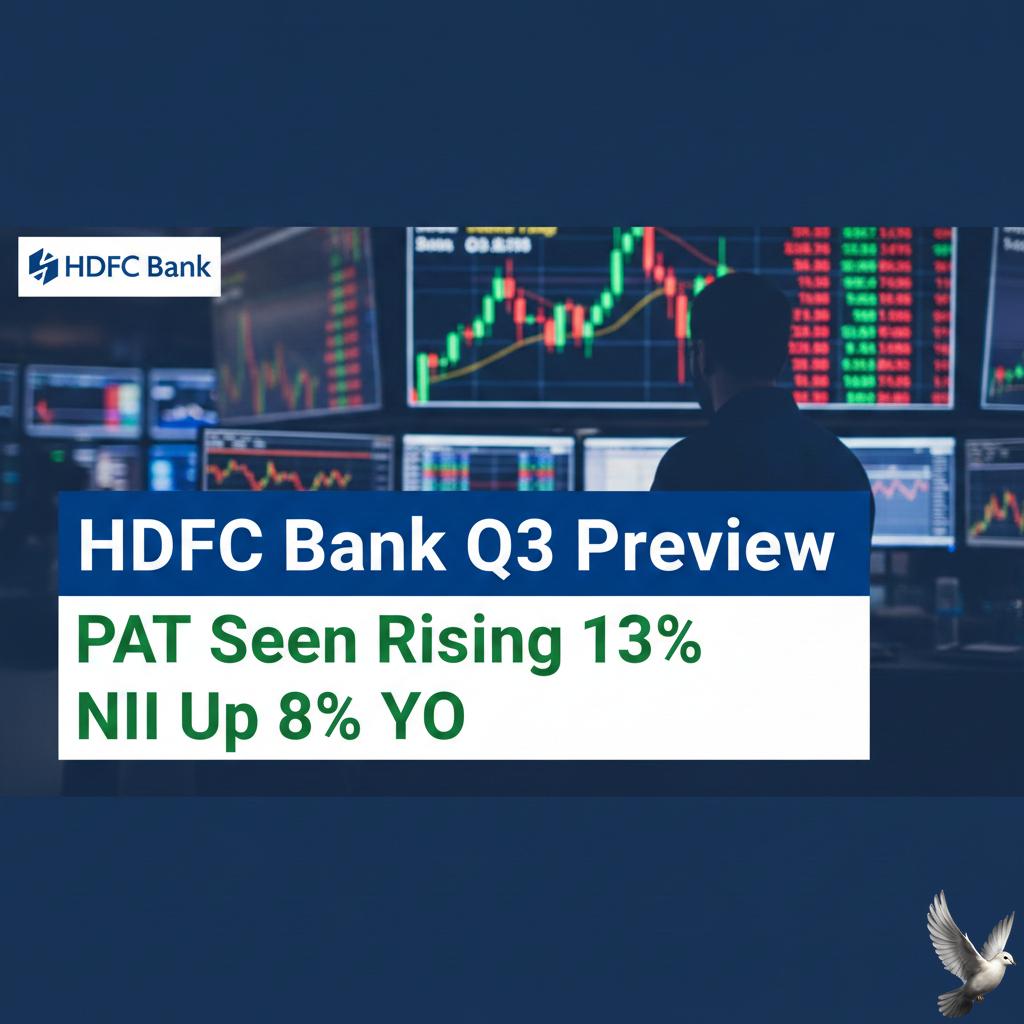 HDFC Bank Q3 Preview: PAT Seen Rising 13%, NII Up 8% YoY
