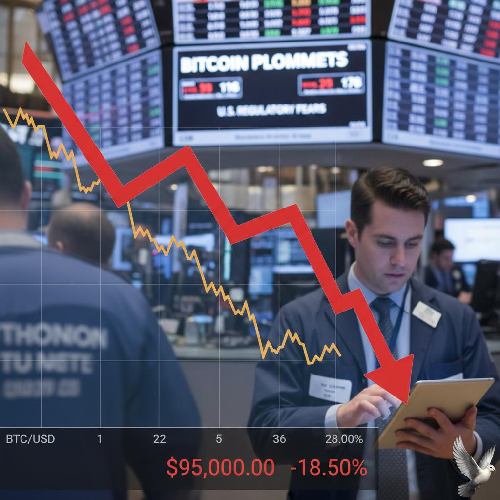 Bitcoin Falls to $95,000 Amid Concerns Over U.S. Regulatory Developments