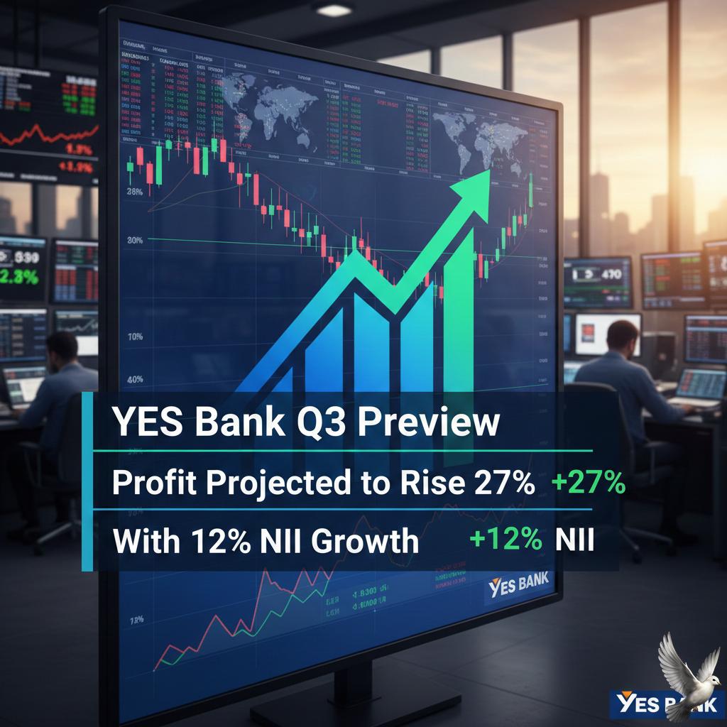 YES Bank Q3 Preview: Profit Projected to Rise 27% With 12% NII Growth