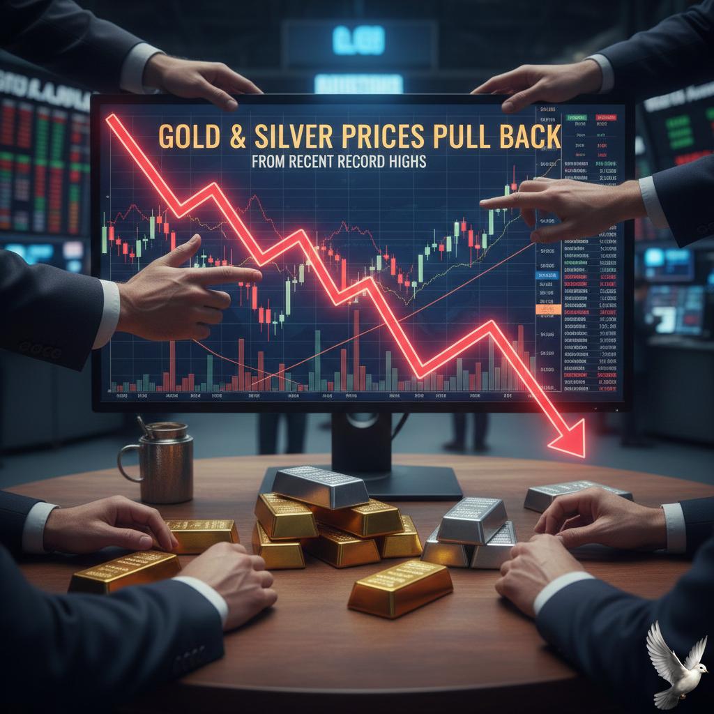 Gold and Silver Prices Pull Back From Recent Record Highs