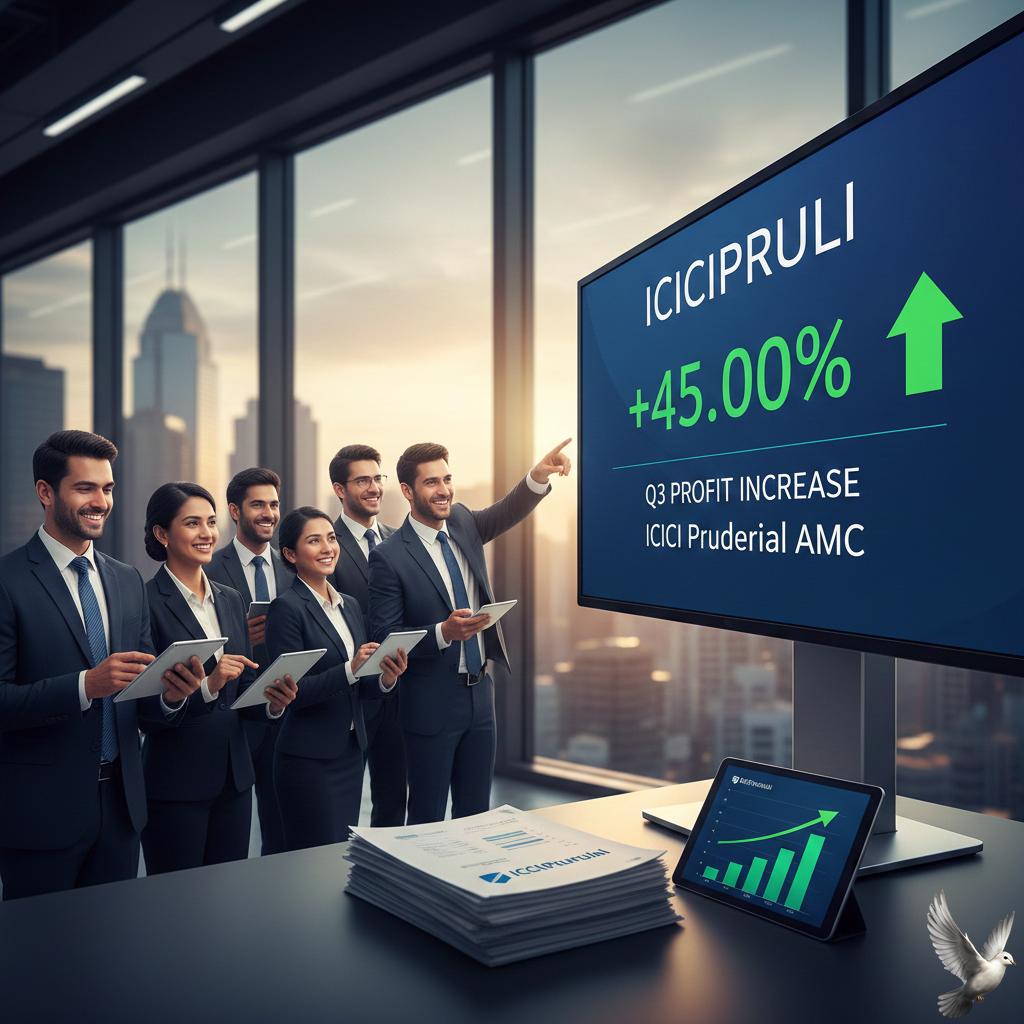 ICICI Prudential AMC Shares Rise After 45% YoY Q3 Profit Increase