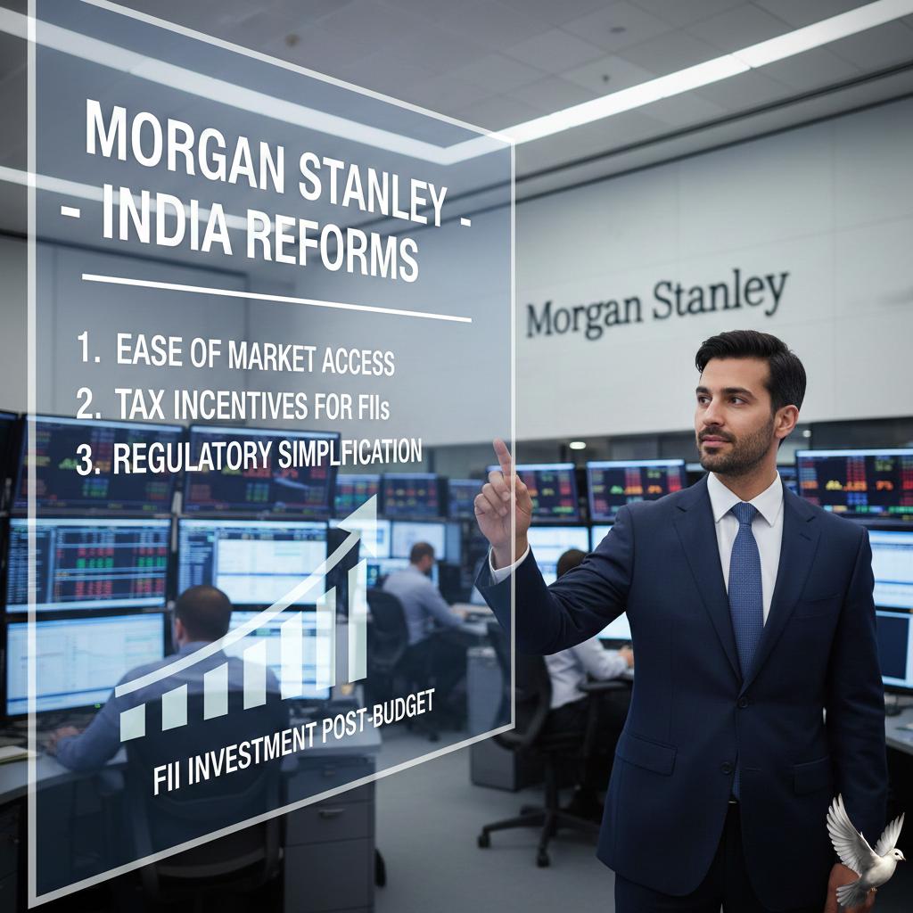 Morgan Stanley Strategist Touts Three Reforms to Revive FII Investment Post-Budget.