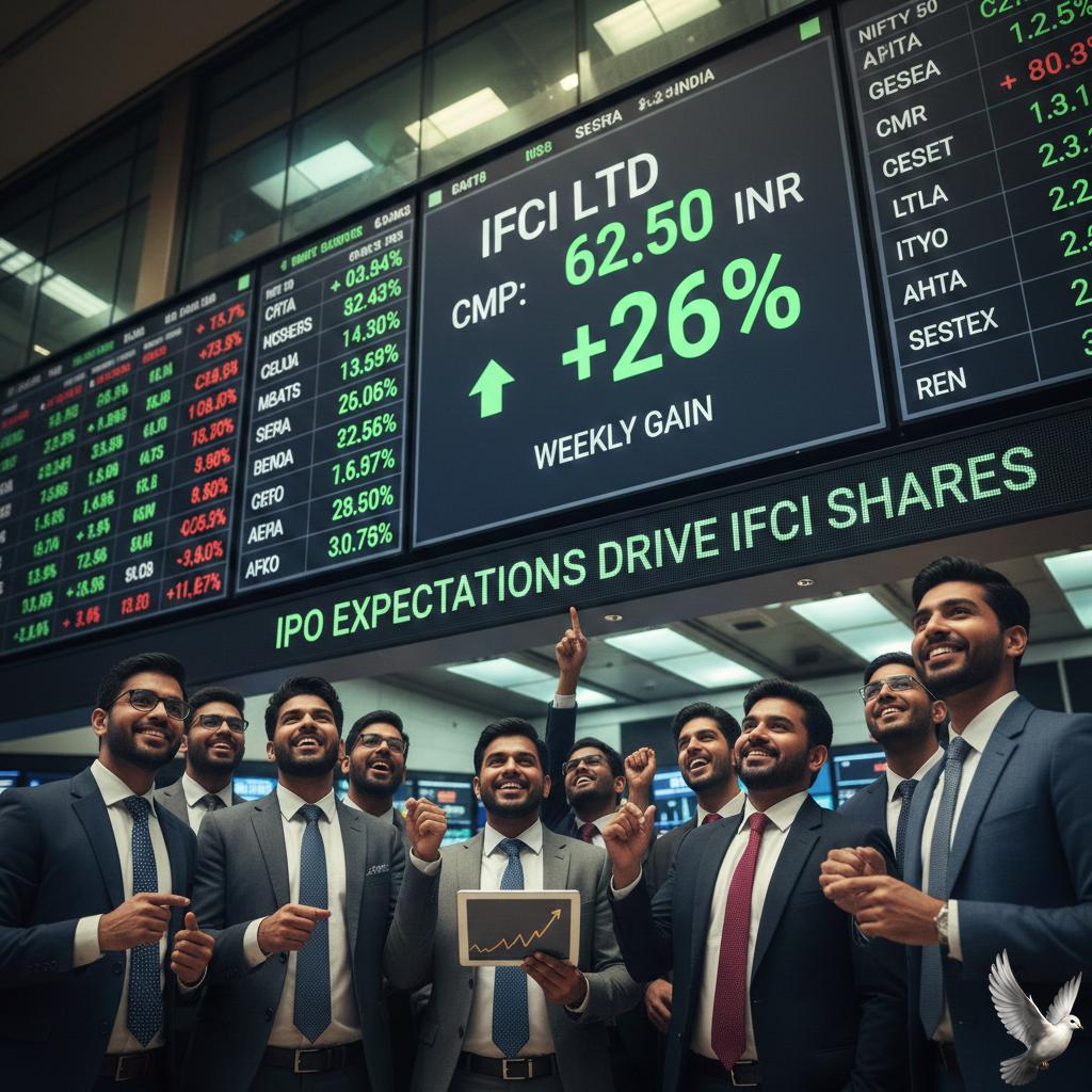 IFCI Shares Surge 26% Weekly on National Stock Exchange IPO Expectations