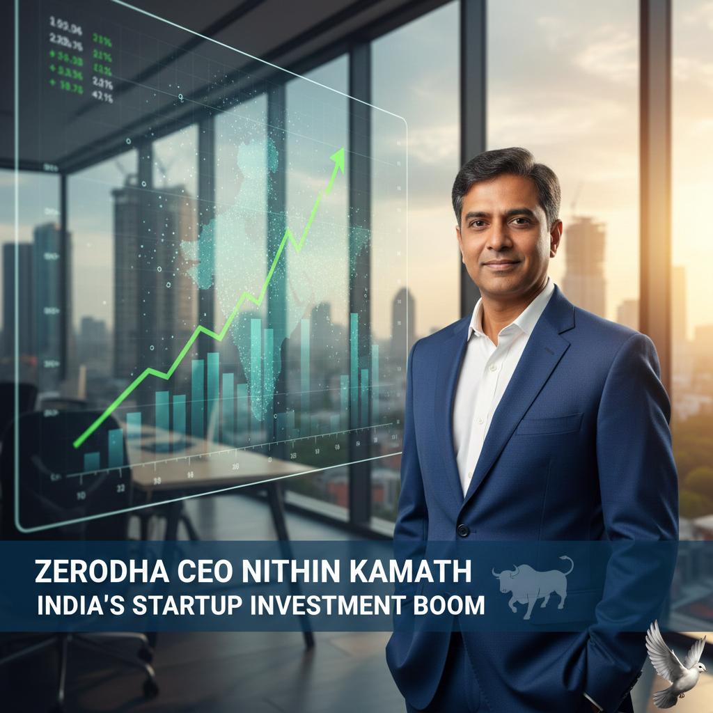 Zerodha CEO Nithin Kamath Sees Major India Startup Investment Opportunity Despite Pessimism