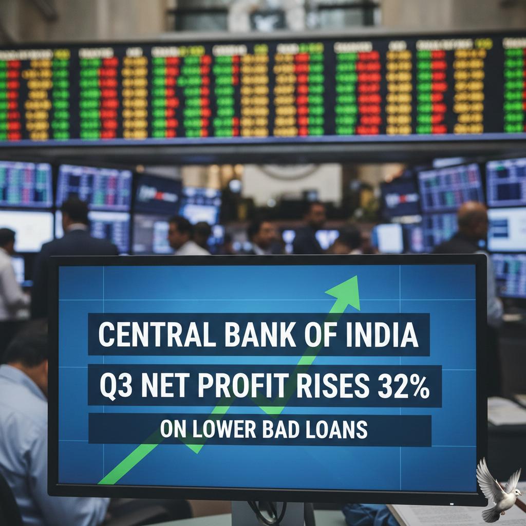 Central Bank of India Q3 Net Profit Rises 32% on Lower Bad Loans